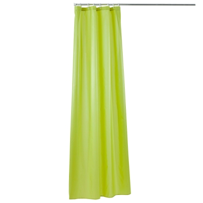 Le rideau de douche uni 180 x 200 kiwi   